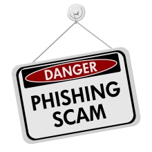 Picture of Phishing Scam Sign